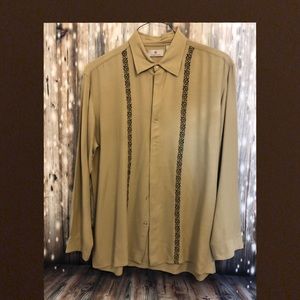 BOBBY CHAN MEN’S LARGE SILK AND BAMBOO SHIRT